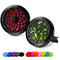 2PCS 30mm Car Aromatherapy Essential Oil Diffuser Stainless Steel Black Locket with Vent Clip 12 Felt Pads...