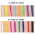 1 PCS Water Activated Eyeliner Palette 8 Colors Neon Face Paint Liner Makeup Longlasting Fluorescent Face and Body Paint with Brush for Halloween ...