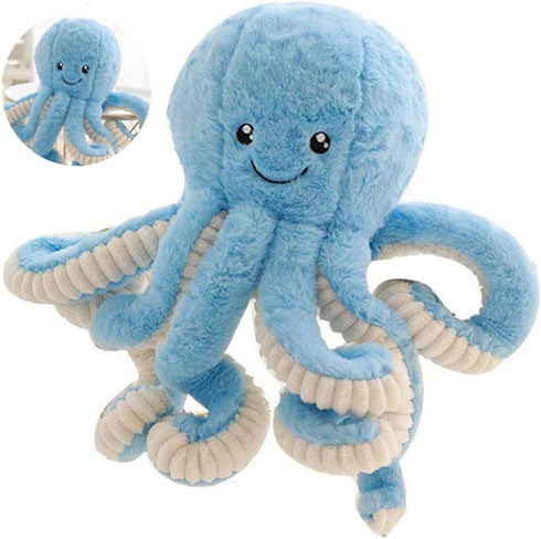 JOSON Cute Octopus Plush Toys, Soft Octopus Stuffed Animals, Girls and Boys Adult Birthday (16 Inch, Blue)...