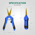 SZHLUX 6.5 Inch Gardening Scissors Hand Pruner Pruning Shears with Titanium Coated Curved Precision Blades 1-Pack...