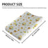 Cartoon Bees Boho Leaves Honey Changing Pad Covers for Baby Boy Girl 32''x16'' Bees Retro Floral Fitted Changing Pad Sheets Bees Comfort Soft Brea...