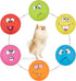 Dog Squeaky Toys Latex Squeaky Dog Balls for Small Puppy Chewing Rubber Soft Fun Emoji Dog Balls for Corgi Pet Dogs (6 PCS)…...