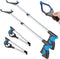 2-Pack Grabber Reacher Tool,32 Inch Extra Long Steel Foldable Pick Up Stick,90°Rotating Anti-Slip Jaw, Trash Claw Grabber Tool, Hand Grabber for R...