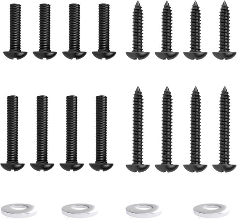 Universal TV Mounting Hardware Kit Set?M4 Replacement TV Mounting Screws, Screw Package Includes Round Head Machine Screw, Round Head self-Tapping...