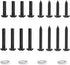 Universal TV Mounting Hardware Kit Set?M4 Replacement TV Mounting Screws, Screw Package Includes Round Head Machine Screw, Round Head self-Tapping...