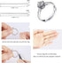 Ring Sizer Measuring Tool Ring Mandrel Measurer Finger Sizer Ring Size Gauge Measurement Tool Rings Sizing US 1-13 with Half Size...