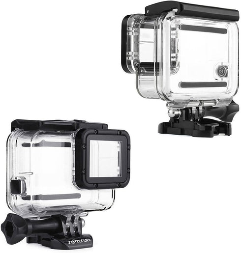 SOONSUN Waterproof Housing Case for GoPro Hero 7/6/5 Black Hero (2018), 45 Meters Underwater Protective Diving Housing Shell Case with Bracket Acc...