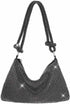 Yokawe Rhinestone Purses for Women Evening Bag Sparkly Hobo Bag Silver Handbag Vacation Party Club Wedding Clutch...