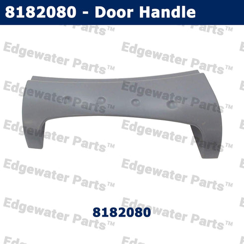 Edgewater Parts 8182080 Front Load Washing Machine Door Handle - Dark Grey, Compatible With Whirlpool and Sears, Replaces AP6011757, PS11744956 Fits Model# GHW