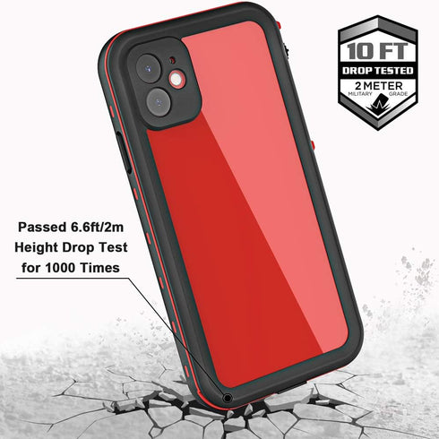 for iPhone 11 Waterproof Case with Screen Protector Full Body Protector Shockproof Dustproof Dirtproof Heavy Duty IP68 Waterproof Case for iPhone ...