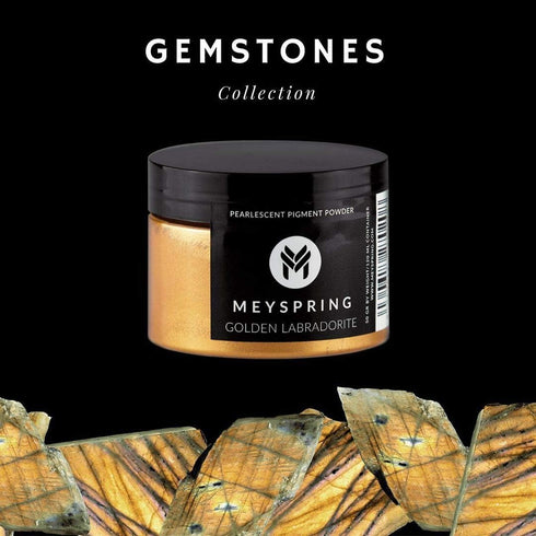 MEYSPRING Golden Labradorite Epoxy Resin Color Pigment - 50g - Mica Powder for Epoxy Resin...