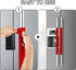 Sheskind Refrigerator Door Handle Cover Kitchen Appliance Decor Handles Antiskid Protector Gloves for Fridge Oven Keep Off Fingerprints,Liquid,Oil Stain,Food Spot,2 Pieces (16"*4", Red Plush)