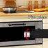Miaowater 4 PCS Refrigerator Door Handle Covers Kitchen Appliance Decor Handles Anti-Skid Anti-Static Protector Fridge, Dishwasher Oven Keep Off Fingerprints,Food Stains (Black)