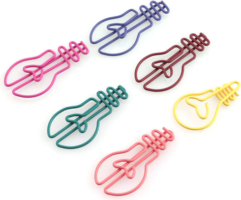 60 Pack Cute Fun Paper Clips Creative Bulb Shape Multi Color Great for Paper Clip Collectors Bookmark Document Holder Office School Notepad Sticke...