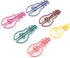 60 Pack Cute Fun Paper Clips Creative Bulb Shape Multi Color Great for Paper Clip Collectors Bookmark Document Holder Office School Notepad Sticke...