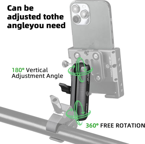 FANAUE Double Socket Arm Compatible with B Size 1" Ball Components for RAM Mounts (Medium Arm)...
