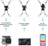 Net/Fence Mount Camera Backstop Compatible with GoPro Action Cameras and One X2,Smart Phones,Mevo Start, and Other Action Cameras for Softball, Te...