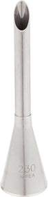 Ateco 230 2 7/8" Bismark Metal Piping Tip - Great for filling donuts, cupcakes, elclairs, and other pastries...