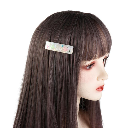 2Pcs Women Hair Claw Retro Butterfly Rhinestone Hair Claw Clip Fashion Spring Clip Acetate Shark Clip for Girls Female Hair Accessories Hair Care ...