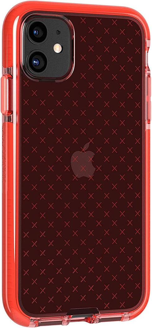 tech21 Evo Check Phone Case for Apple iPhone 11 with 12 ft. Drop Protection Coral...