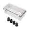 200x100x70mm Outdoor Junction Box with Plastic Latch, Universal IP67 Waterproof Project Electrical Box DIY Electrical Enclosure, Plastic Transpare...