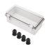 200x100x70mm Outdoor Junction Box with Plastic Latch, Universal IP67 Waterproof Project Electrical Box DIY Electrical Enclosure, Plastic Transpare...