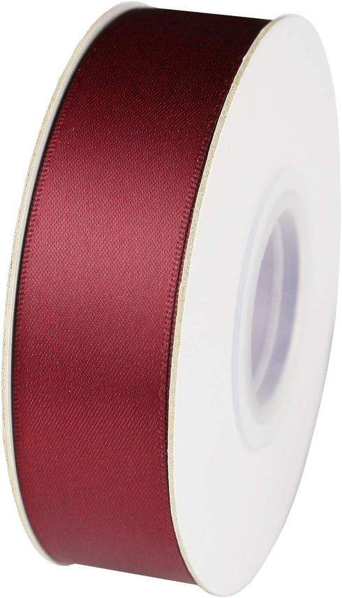 ITIsparkle 1" Inch Double Faced Satin Ribbon 50 Yards-Roll Set for Gift Wrapping Scrap Books Party Favor Hair Braids Baby Shower Decoration Floral...