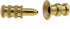 10PCS 8MM/0.31Inch Worktop Blade Locator Worktop Bolt Sleeve Connector Furniture Connector Hidden Concealed Brass Sleeve Suitable for Docking Wood...