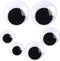 6 Pieces Googly Google Eyes Self Adhesive Googlie Craft Wiggle Eyes (2 Inches 3 Inches 4 Inches)...