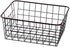 Sturdy Small Wire Storage Basket with Kitchen Food Pantry Papers Home Office Desk Shelf Bathroom Laundry Room Shelf Bedroom Bed Room...