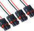 Pulse Power Plug Connector Pigtail Compatible with 18-24 Polaris Ranger XP 1000/RZR RS1 Pro General Pulse Bar Power Harness Connector 6 Pack White...