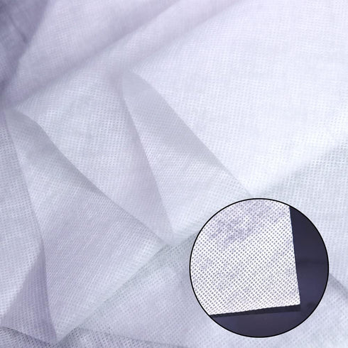 Wash-Away Water Soluble Stabilizer 10" x 3 Yard Light Weight DGQ Non Woven Wash Away Machine Embroidery Topping Embroidery Stabilizer Backing for ...