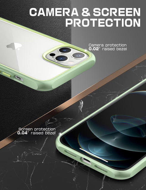 SUPCASE Unicorn Beetle Style Series Case for iPhone 13 Pro Max (2021 Release) 6.7 Inch, Premium Hybrid Protective Clear Case (MintGreen)...