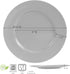 Calypso Basics Melamine Salad Plates Set of 6, 8.5 Inch, BPA-Free, Non-Toxic, Break-Resistant, Dishwasher Safe, Plates for Indoor & Outdoor Use, G...