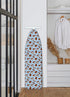 WIRESTER 15x54 Inch Ironing Board Cover, Silicone Coating, Replacement Iron Board Cover with Elastic Edge, Hook and Loop Fastener Strap Fits Stand...