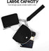 Wallet for Woment Dual Pouch Wristlet Portable Wallet Coin Purse Mini Women Coin Pocket(Black+Black)...