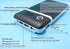 18650 Mobile Battery Box with LED Light and Battery Indicator,Dual USB and DC Outputs for iPhone and Android Phones......