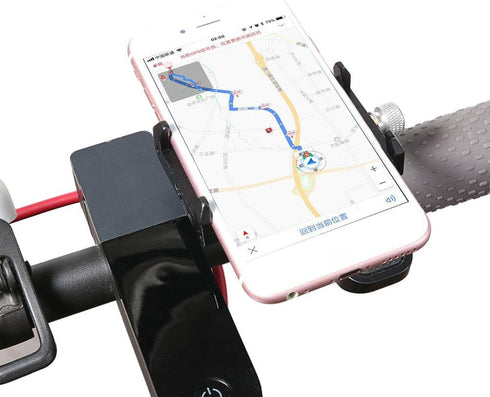 GUB Bicycle & Motorcycle Phone Mount, Aluminum Alloy Universal Bike Handlebar Phone Mount Holder Adjustable Compatible with iPhone X XR Xs 7s 8 Pl...