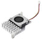 Active Cooler for Raspberry Pi 5, Combines a Temperature-Controlled Blower Cooling Fan and an Alumium Heatsink and Thermal Pad to Accelerate Heat ...