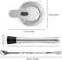 SENHAI Stainless Steel Cocktail Muddler, Spiral Mixing Spoon & 4-Prong Bar Strainer, Home Bar Bartender's Muddling Tool Set...