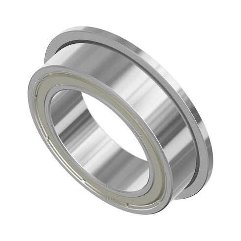 MF74ZZ 10PCS Flange Ball Bearing 4×7×2.5mm Double Metal Shielded Flanged Bearing Chrome Steel ABEC-1(P0) Z2 Miniature Deep Groove Ball Bearing for...