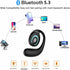 Open Ear Bluetooth 5.3 Headphones,Single Wireless Earbuds with Earhooks,Noise-Cancellation Stereo Sound 36 Hours Playtime Sports Earpiece for Runn...