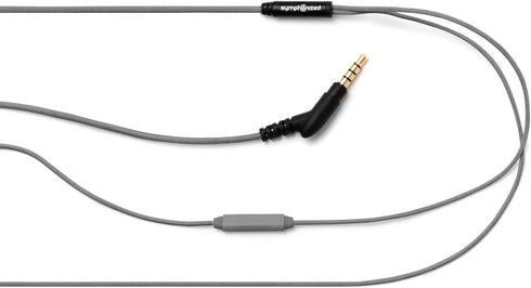 Symphonized Bling Premium Genuine Wood in-Ear Noise-isolating Headphones with Mic and Nylon Cable (Gray)...