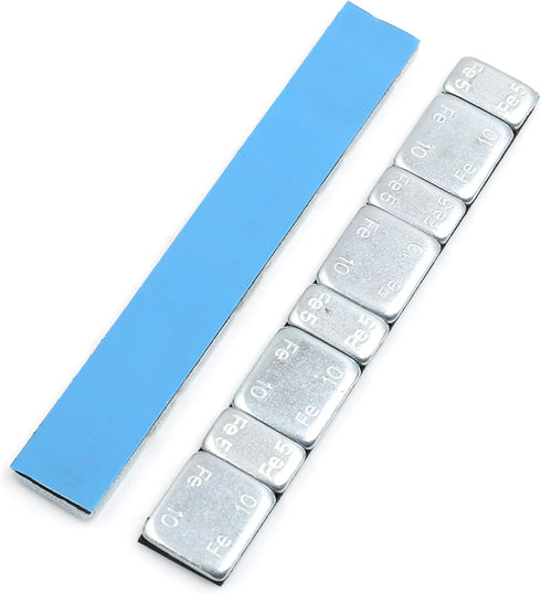 2.1oz Adhesive Back Wheel Balance Weights Strips for Motorcycle 124 x 18mm 2pcs...