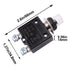 smseace 20Amp Electric Button Breaker 125/250VAC,Thermal Overload Protector L1 Series with Quick Connect Terminals and Waterproof Button Cap L1-ls...