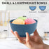 Wheat Straw Bowls, 10 OZ Snack Bowls Set of 8, Unbreakable Ice Cream Bowls, Alternative Plastic Bowls Reusable, Small Bowls for Snack, Dessert and...