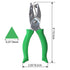 1/4 Inch Triangle Hole Punch for Handmade DIY Craft Paper, Perfect for Home, Office, Back to School Supplies...