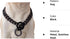 Durable Walking Dog Training Collar, Strong Stainless Steel Chain for Small Middle Dogs Black Color?15mm,18“?...