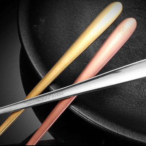4 Pieces Coffee Spoons Teaspoons Stainless Steel Espresso Spoons Long Handle Soup Spoons Ice Cream Dessert Cake...
