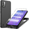 for Nokia C210 Case with Tempered Glass Screen Protector Slim Full-Body Silicone Bumpers Anti-Scratch Shockproof Protective Phone Case Cover for N...